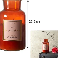 Fabrique de Styles Bougies Parfumées>Bougie parfumée pivoine 110h - Apothicaire Multicolore