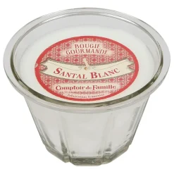 Fabrique de Styles Bougies Parfumées>Bougie santal 220g Blanc