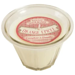 Fabrique de Styles Bougies Parfumées>Bougie senteur orange épicée Crème