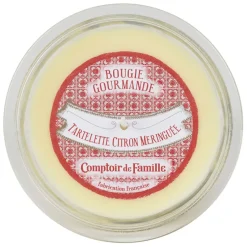 Fabrique de Styles Bougies Parfumées>Bougie senteur tarte citron 220g Jaune