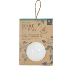 Fabrique de Styles Soins Du Corps>Boule de bain amande 100g Blanc