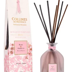 Fabrique de Styles Bouquets Parfumés>Bouquet parfume et hibiscus 100ml Rose