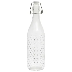Fabrique de Styles Carafes Et Pichets>Bouteille en verre coeur 90cl -famille Multicolore