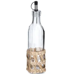 Fabrique de Styles Ustensibles De Cuisine>Bouteille en verre huile/vinaigre 27cl - boho Naturel