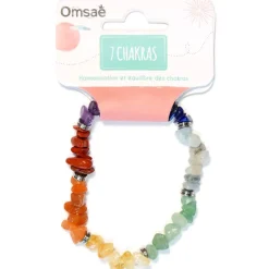 Fabrique de Styles Bijoux Fantaisie>Bracelet 7 chakras mix chips Multicolore