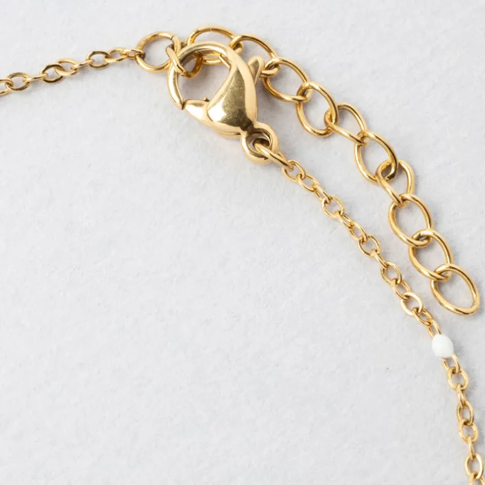 Fabrique de Styles Bijoux Fantaisie>Bracelet en acier inoxydable l16.5cm Multicolore