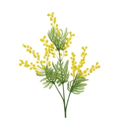 Fabrique de Styles Fleurs Et Plantes Artificielles>Branche artificielle Mimosa h67cm Jaune