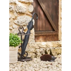 Fabrique de Styles Entretien Des Chaussures>Brosse à chaussures hérisson en fonte Brun