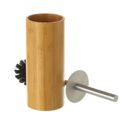 Fabrique de Styles Accessoires Wc>Brosse de toilette salle de bain bambou 10x23cm Naturel
