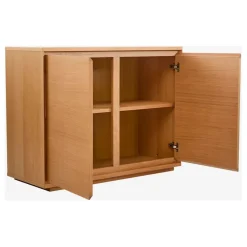 Fabrique de Styles Buffets Et Vitrines>Buffer 2 portes en chêne - Hazo Naturel