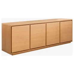 Fabrique de Styles Buffets Et Vitrines>Buffet 4 portes en chêne - Hazo Naturel