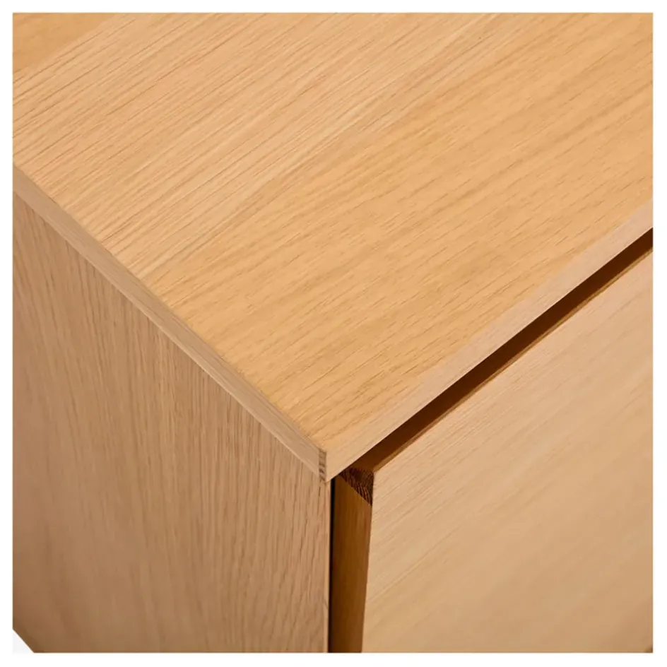 Fabrique de Styles Buffets Et Vitrines>Buffet 4 portes en chêne - Hazo Naturel