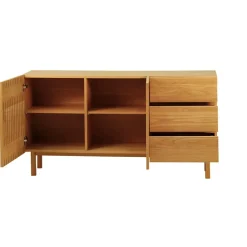 Fabrique de Styles Buffets Et Vitrines>Buffet en chêne 150x80cm - Paulo Naturel