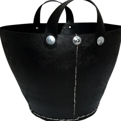 Fabrique de Styles Rangements>Cabas du pays Ø40xh29 cm Noir