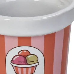 Fabrique de Styles Cache-pots Et Supports>Cache-pot en faïence glace rose d9cm Multicolore