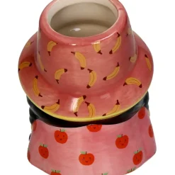 Fabrique de Styles Cache-pots Et Supports>Cache-pot fille en dolomite h10cm Multicolore