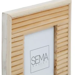 Fabrique de Styles Cadres Déco Et Affiches>Cadre photo en rotin -blue sand Naturel