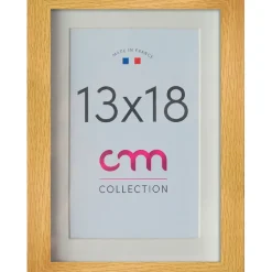 Fabrique de Styles Cadres Photos>Cadre photo passe partout 1vue 13x18cm lario chene Bois