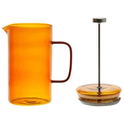 Fabrique de Styles Théières Et Cafetières>Cafetière à piston café 75cl en verre Ambre