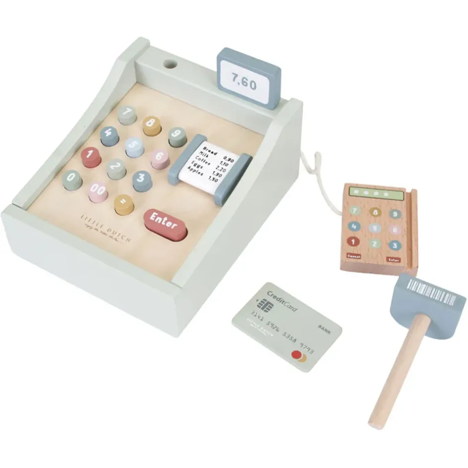 Fabrique de Styles Jouets>Caisse enregistreuse en bois Multicolore