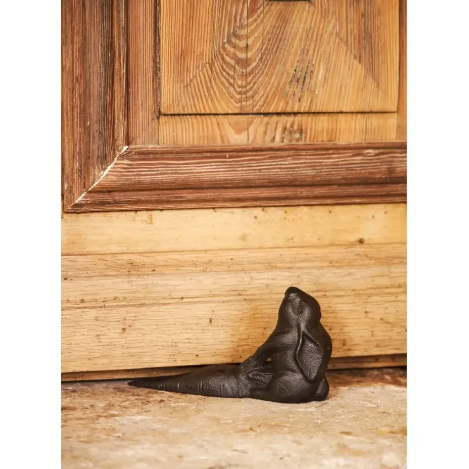 Fabrique de Styles Accessoires Et Quincaillerie>Cale porte lapin en fonte Brun