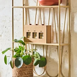 Fabrique de Styles Petits Objets Déco>Calendrier flip flap effet bois Naturel