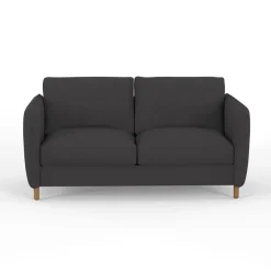 Fabrique de Styles Canapés Convertibles>Canapé convertible 2 places Bultex Gustave - Tissu - Enjoy Anthracite