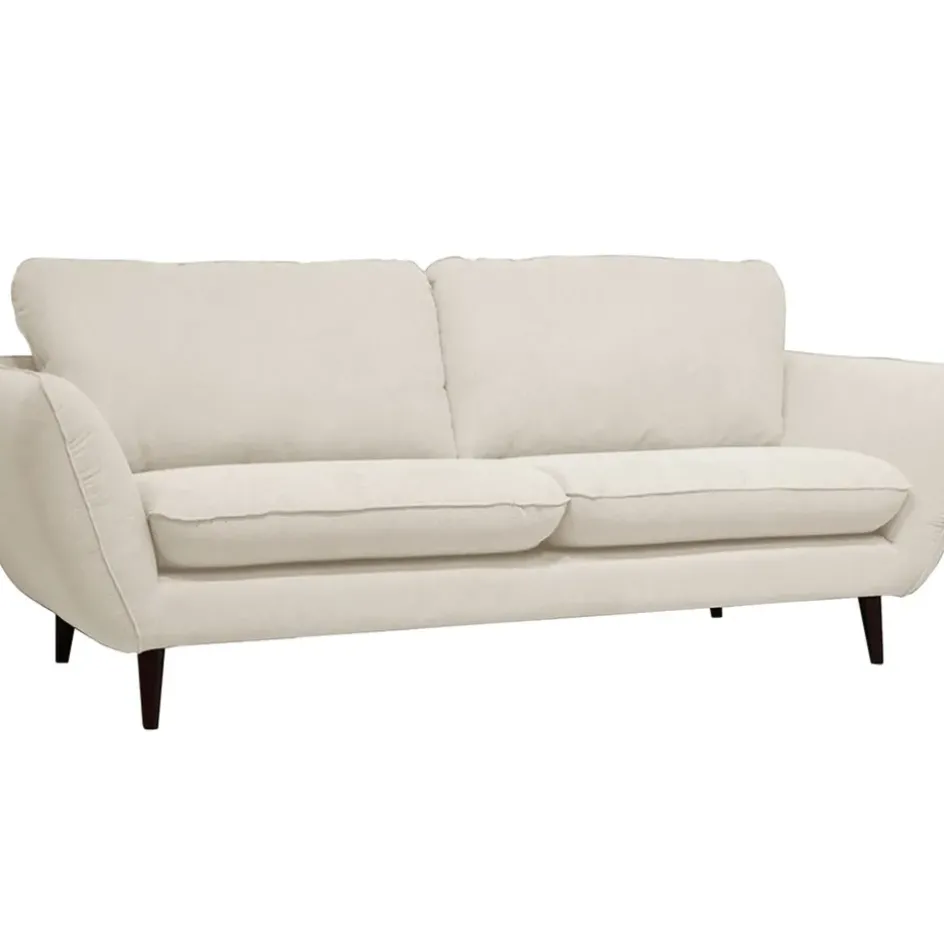 Fabrique de Styles Canapés Fixes>Canapé fixe 2 places AXEL - Effet Velours - Seven Anthracite