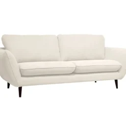 Fabrique de Styles Canapés Fixes>Canapé fixe 3 places Axel - Velours Texturé - Dany Ecru