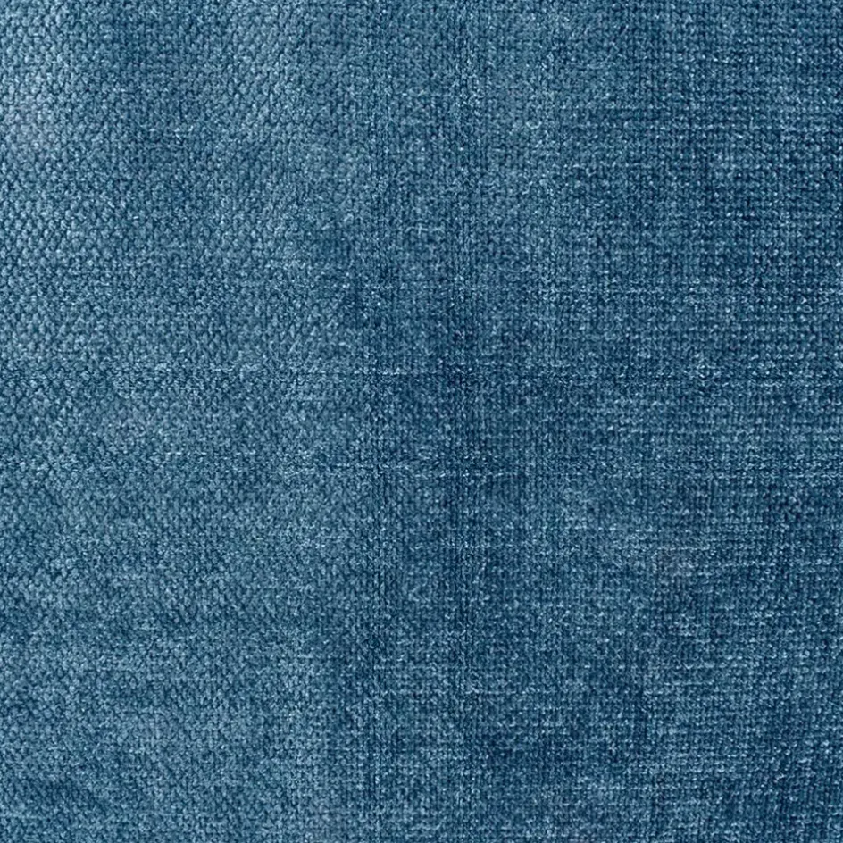 Fabrique de Styles Canapés Modulables>Canapé modulable 3 places é avec pouf - Auguste Bleu Gris