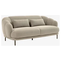 Fabrique de Styles Canapés Fixes>Canape 3 places en tissu 3d - Paraty Sable