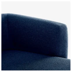 Fabrique de Styles Canapés D'angle>Canape angle droit 4 places en tissu texturé - Austin Bleu Marine