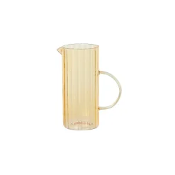 Fabrique de Styles Carafes Et Pichets>Carafe en verre transparent Jaune