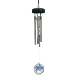 Fabrique de Styles Méditation Et Yoga>Carillon à vent cristal h29cm Argenté