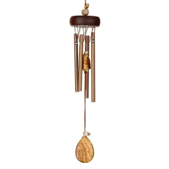 Fabrique de Styles Méditation Et Yoga>Carillon à vent jaspe de prairie h29cm Argenté