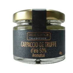 Fabrique de Styles Conserverie>Carpaccio de truffe d'été Noir, Doré