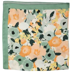 Fabrique de Styles Accessoires Mode>Carré de soie 66cm - Garden Pastel