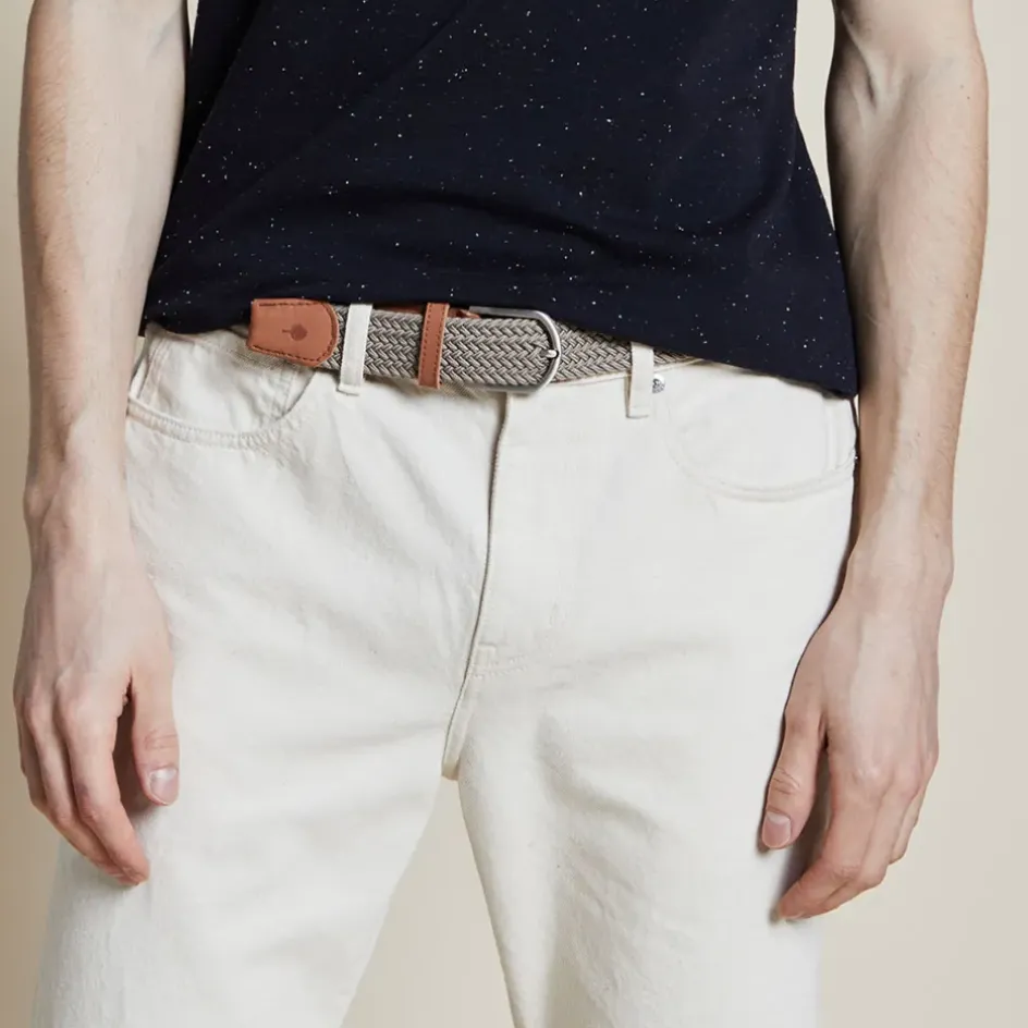 Fabrique de Styles Accessoires Mode>Ceinture tressée clair taille unique Beige
