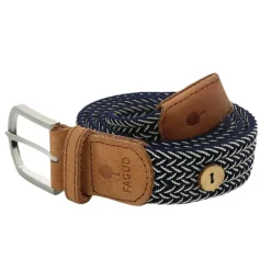 Fabrique de Styles Accessoires Mode>Ceinture tressée bleu marine et écru taille unique Multicolore