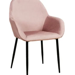 Fabrique de Styles Chaises>Chaise avec accoudoirs en velours côtelé - Julia Rose