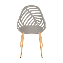 Fabrique de Styles Chaises, Fauteuils|Jardin>Chaise de jardin en plastique - Alameda Taupe
