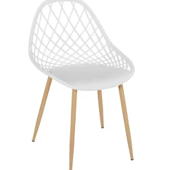 Fabrique de Styles Chaises, Fauteuils|Jardin>Chaise de jardin en plastique - Malaga Blanc