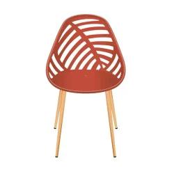 Fabrique de Styles Chaises, Fauteuils|Jardin>Chaise de jardin en plastique - Alameda Terracotta