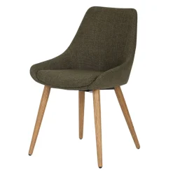Fabrique de Styles Chaises>Chaise de salle à manger en tissu - Ben Kaki