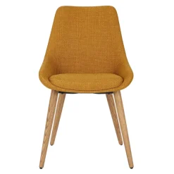 Fabrique de Styles Chaises>Chaise de salle à manger en tissu - Ben Ocre