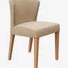 Fabrique de Styles Chaises>Chaise en tissu tapissée beige - Valentina