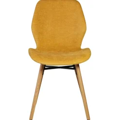 Fabrique de Styles Chaises>Chaise salle à manger en tissu soft touch - Keri Moutarde