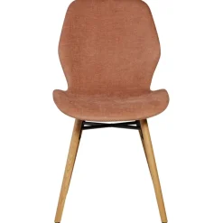 Fabrique de Styles Chaises>Chaise salle à manger en tissu soft touch nèfle - Keri Marron