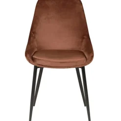 Fabrique de Styles Chaises>Chaise salle à manger en velours - Ben Marron