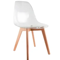 Fabrique de Styles Chaises>Chaise salle à manger scandinave e Transparent